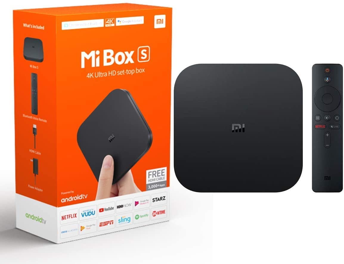 Mi Box S Original - 4K Ultra HD Android TV by Xiaomi